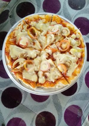 Foto resep Pizza Teflon simple Enak Empuk anti gagal