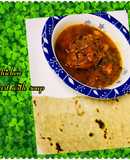 Chicken roast soup for breakfast meal
