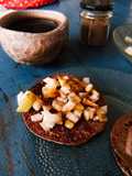 Panqueques positivistas de banana y centeno (vegan)