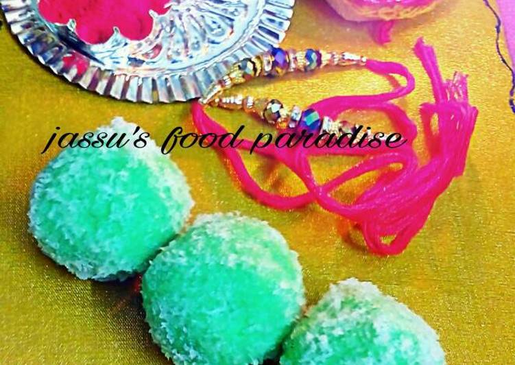 Easiest Way to Make Ultimate Date stuffed paneer coconut ladoo