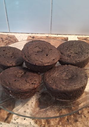 Una foto de Muffins exprés de oreo