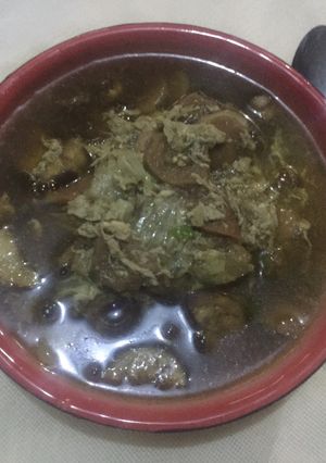 Foto resep Tumis Bakso Kubis/Kol Sosis Telur & Terong bumbu seblak