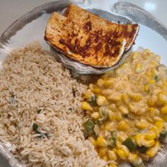 A picture of Creamy corn rice bowl.