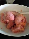 Helado de frutas sin leche