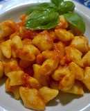 Gnocchi o Ñoquis de calabaza