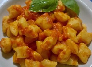 Una foto de Gnocchi o Ñoquis de calabaza