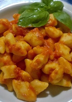Una foto de Gnocchi o Ñoquis de calabaza