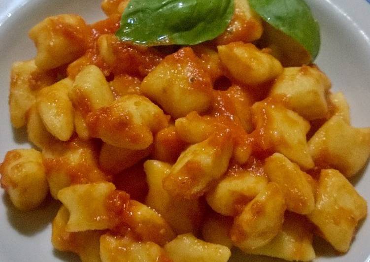 Gnocchi o Ñoquis de calabaza