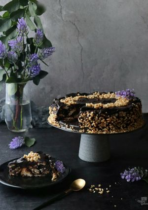 Foto resep Unbaked Chocolate Biscuit Cake