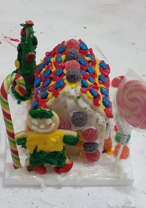 Una foto de Casita de Jengibre para los niños!
