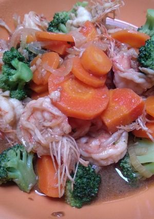 Foto resep Udang saus tiram