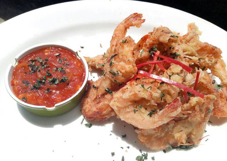 Cara Gampang Menyiapkan Udang krispi saus asam manis, Sempurna