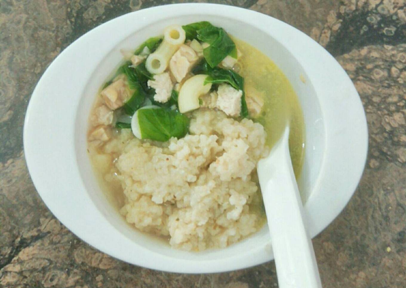 Sup Ayam Bayam MPASI 9 bulan