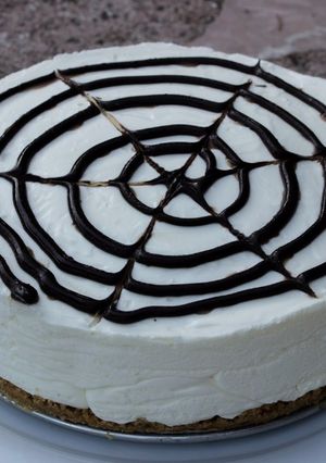 Una foto de Tarta de queso telaraña