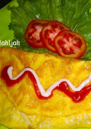 Foto resep Oyster Mushroom Cheese Omelette