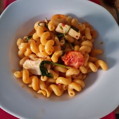 A picture of Zizzi inspired casareccia Pollo picante.