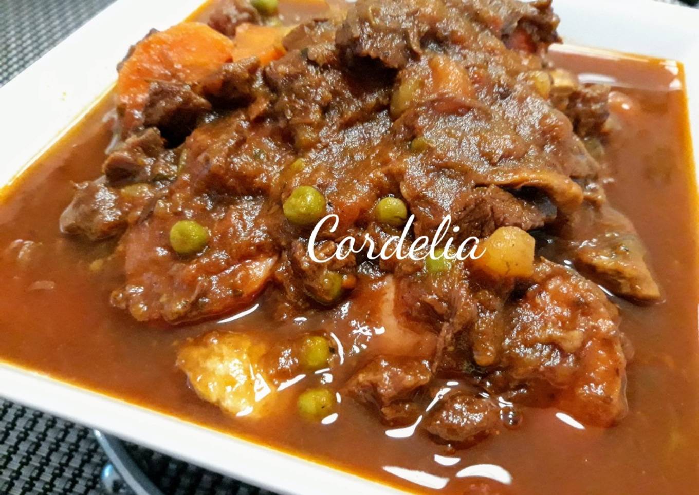 Tomato beef stew