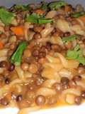 One Pot Pasta con Lentejas