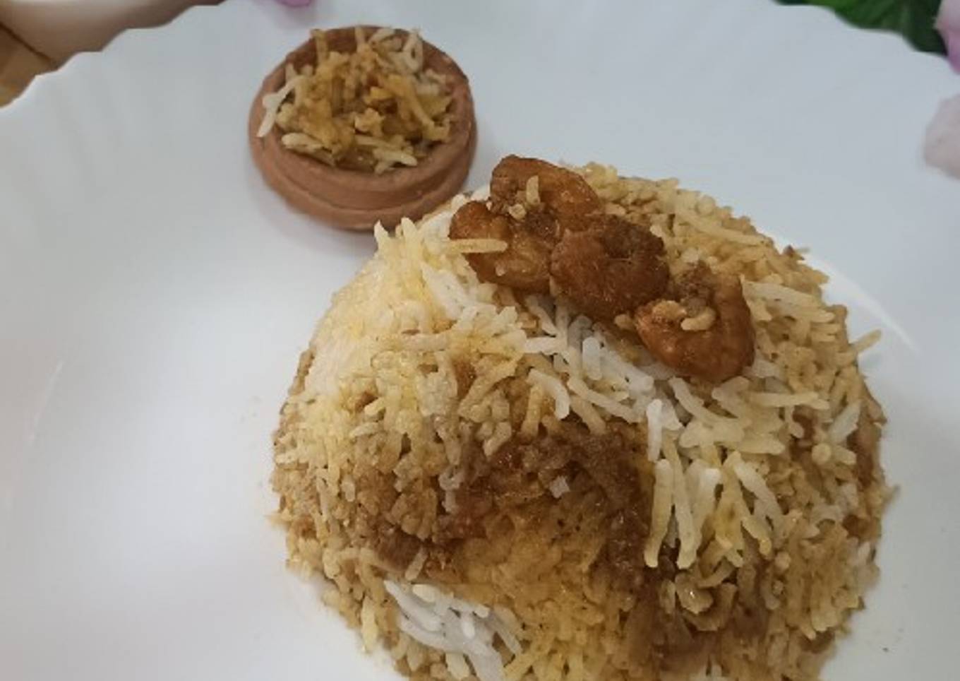 Prawn biryani