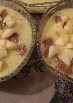 صورة لوصفة تحلية بالتفاح 🍎🍏🍎🍏