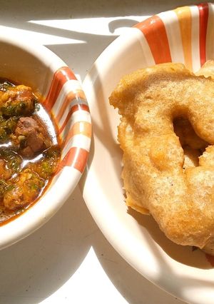 A picture of Funkaso and miyar taushe.