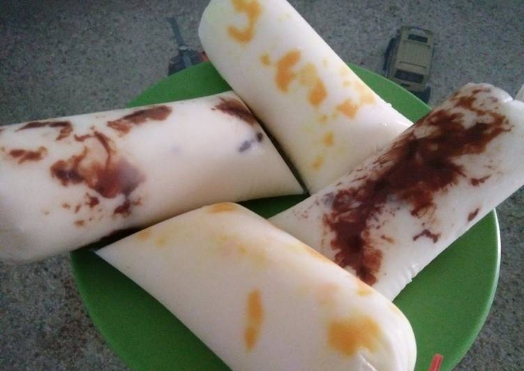 Langkah Mudah untuk Membuat Es mambo choki and chees, Enak Banget