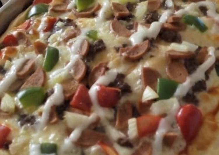 Pizza Panggang ala Rumahan