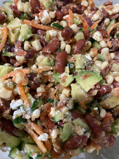 A picture of Loaded Salad 🥗 (Comfort food).