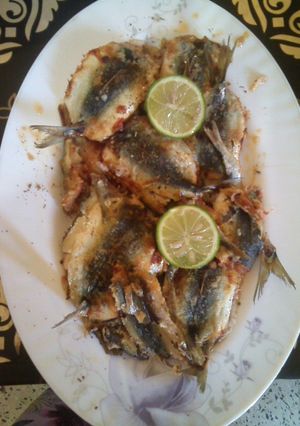 صورة لوصفة #شاف في مطبخي سردين في الفرن🐟🐟🐟🐟🐟