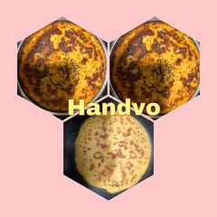 A picture of Suji handvo.