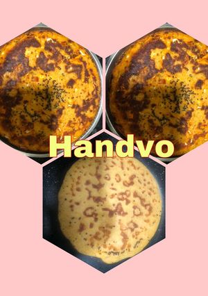 A picture of Suji handvo.