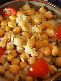 Foto de Salada de Bacalhau com Grão de Bico
