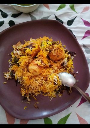 अंडा बिरयानी (Anda Biryani recipe in Hindi) रेसिपी मुख्य फोटो