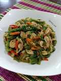Tumis Pare Belut & Udang Rebon