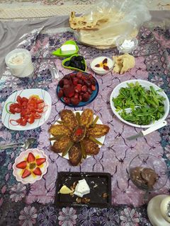 عکسی از دستور سفره افطارم