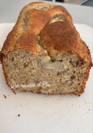 Une photo de Banana bread sans beurre