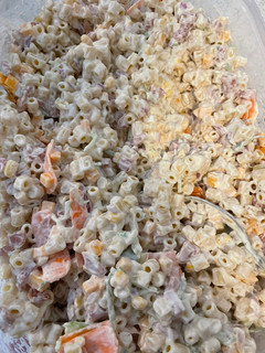 A picture of Nana Joe’s Spam Macaroni Salad.