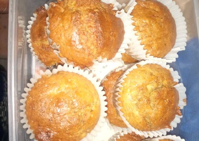 Banana bread muffins