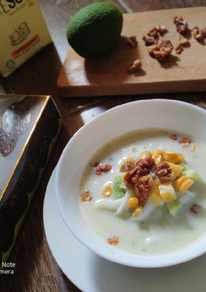 Foto resep Es Teler Soya Bean