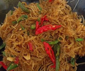 Siap Saji Bihun lombok ijo Ala Warung