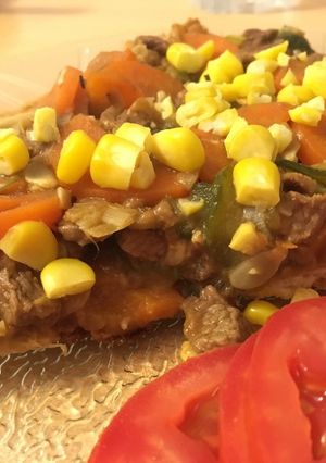 Una foto de Tarta de carne y verduras