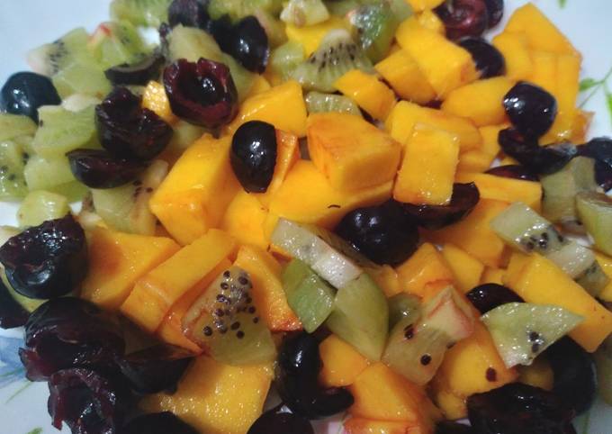 How to Make Delicious 3 colours Fruit Salad