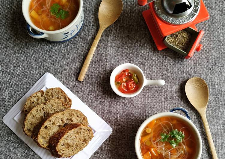 The Easiest and Tips for Beginner Zero-oil vegetable soup