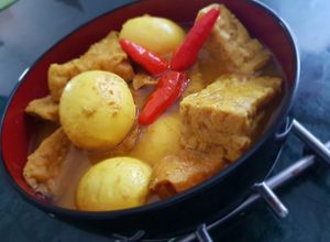 Foto resep Tempe tahu telor bumbu kuning