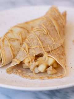 Una foto de Crêpes de manzana