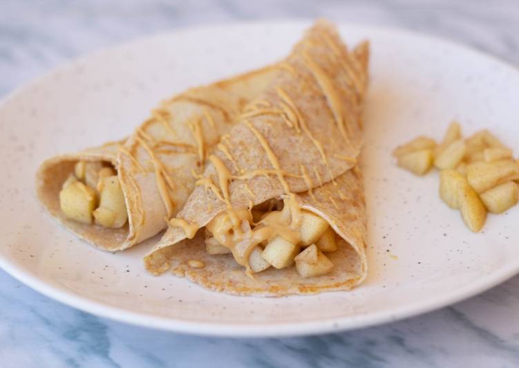 Crêpes de manzana