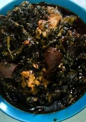 A picture of Vegetable soup.