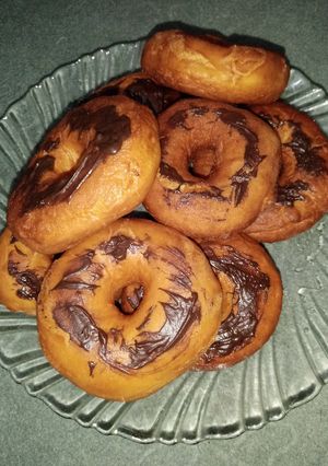 عکسی از دستور دونات عالی با خمیر مایه