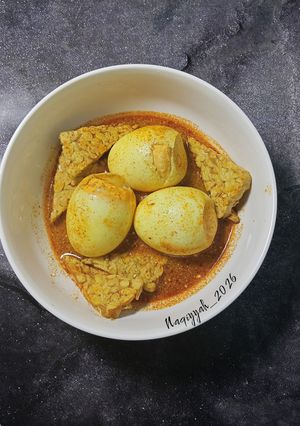 Foto resep Gulai tempe telur