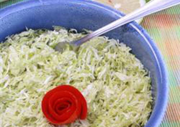 Simple Way to Make Any-night-of-the-week Cabbage salad - salatet malfouf